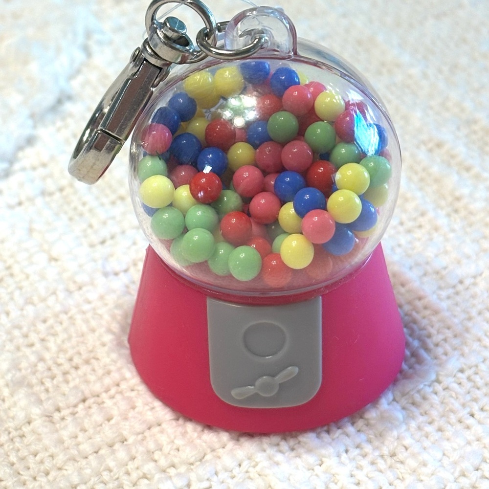 Bath & Body Works Colorful Gumball Keychain PocketBac Holder